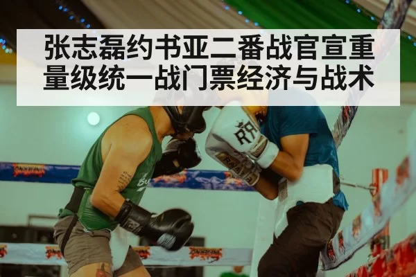 张志磊约书亚二番战官宣重量级统一战门票经济与战术